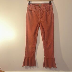 Mother Rust Flared Hem Jeans/Pants!Cha Cha style 26